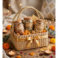 Vanmeya Handwoven Kauna Grass Basket With Handles