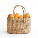 Vanmeya Seagrass Fruit & Gift Basket with Handles - Natural