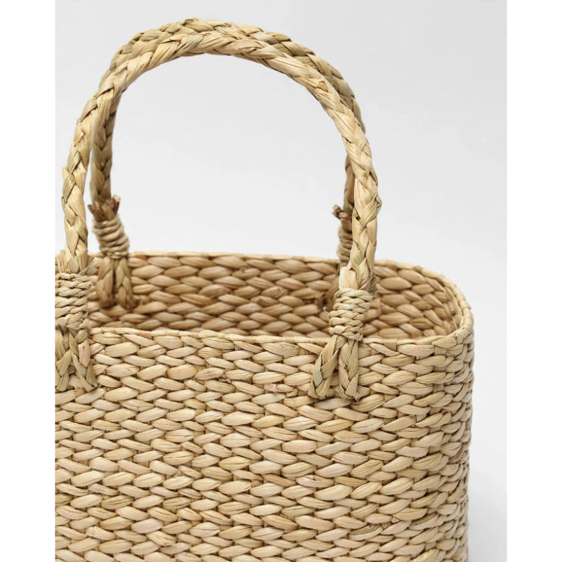 Vanmeya Seagrass Fruit & Gift Basket with Handles - Natural