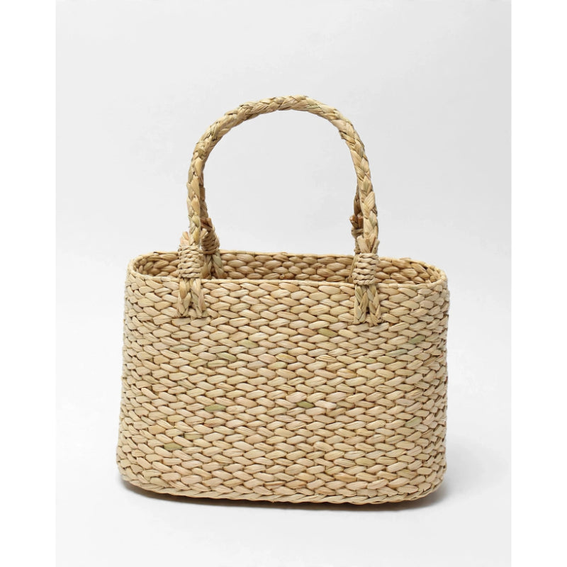 Vanmeya Seagrass Fruit & Gift Basket with Handles - Natural