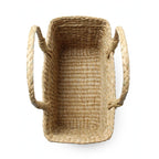 Vanmeya Handwoven Kauna Grass Basket With Handles