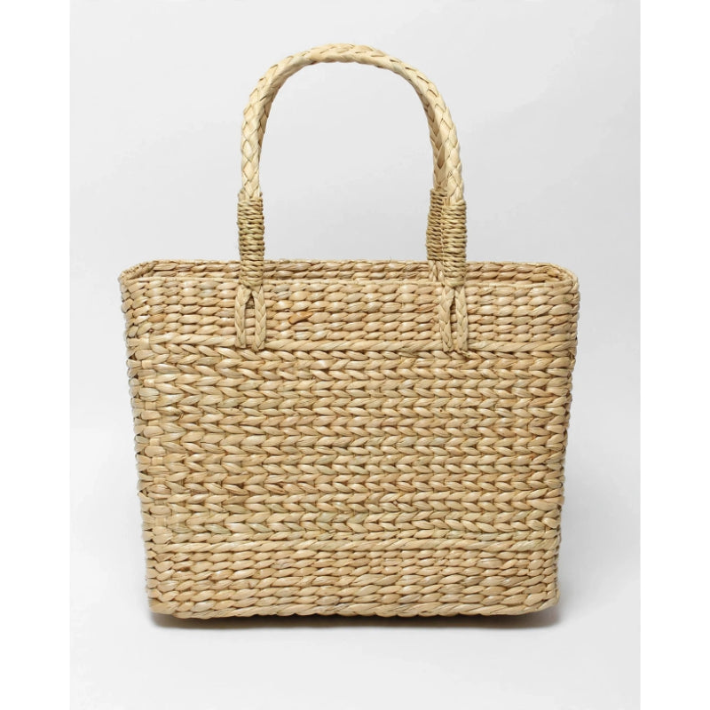 Vanmeya Handwoven Kauna Grass Basket With Handles