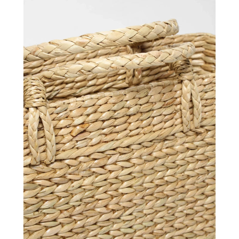 Vanmeya Handwoven Kauna Grass Basket With Handles
