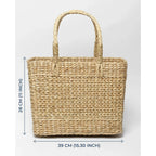 Vanmeya Handwoven Kauna Grass Basket With Handles